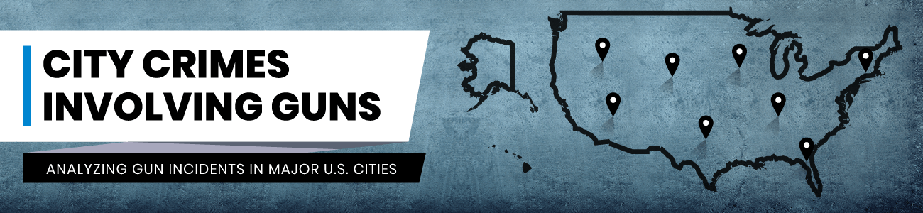 City Crimes Involving Guns