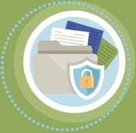 Image representing secured documents
