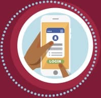 Image representing logging in on a device