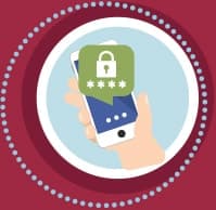 Image representing an encrypted mobile device