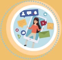 Image representing social media