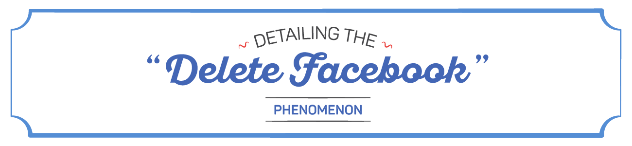 Detailing the Delete Facebook Phenomenon