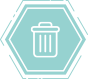 Icon image of a trash can representing removal of unnecessary applications