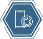 Icon image representing mobile device updates