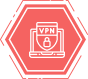 Icon image representing VPN encryption
