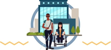 Image of people with disability