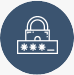 Icon of a secured input field