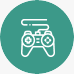 Icon of a video game system