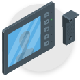 Digital smart doorbell viewer