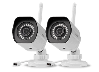 Zmodo 2 Pack Wireless Security Camera System Smart Outdoor WiFi IP