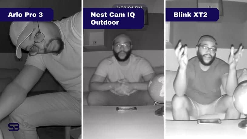Arlo Pro 3 vs. Nest Cam IQ Outdoor vs. Blink XT2 Night Vision