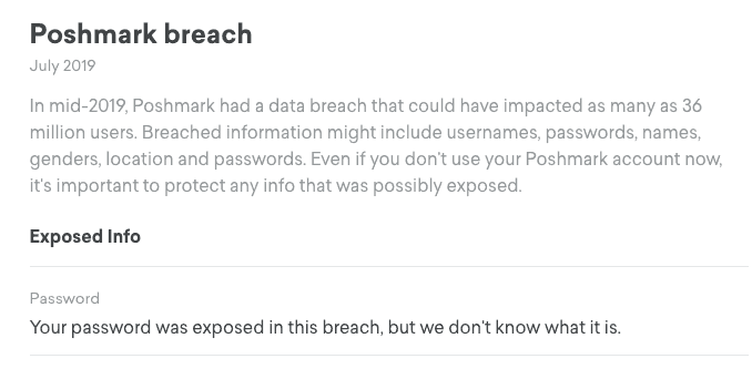Credit Karma Poshmark Data Breach