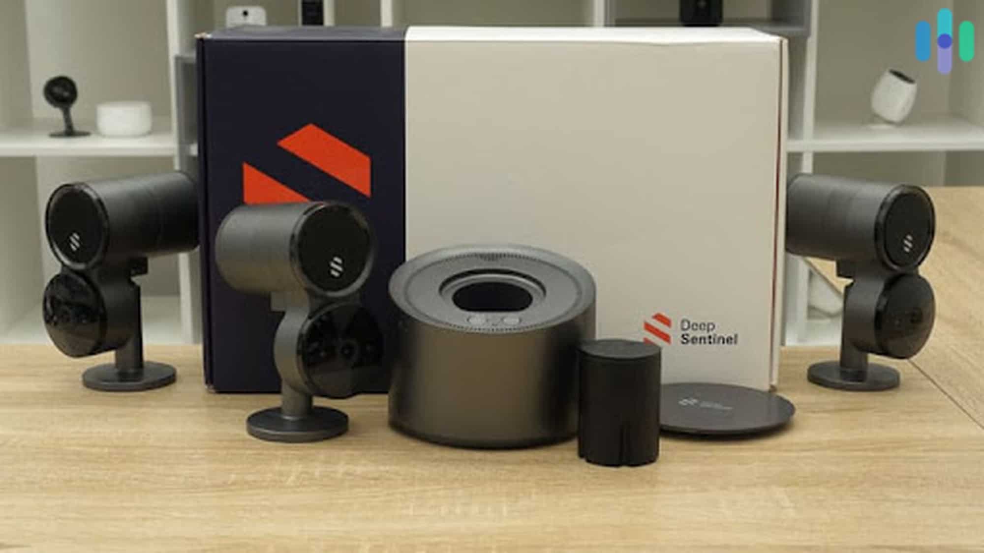 Deep Sentinel Security System Components and Box