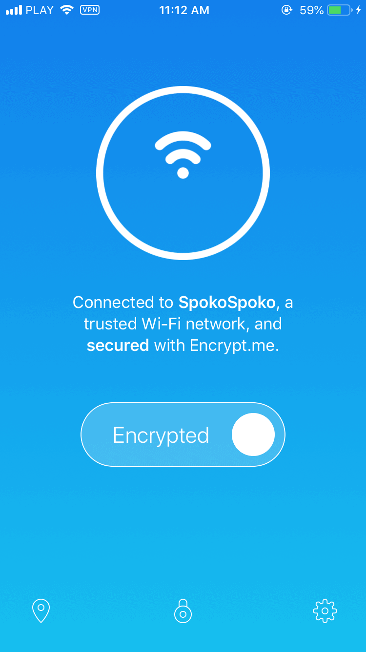 Encrypt.me iOS App  - Product Header Image