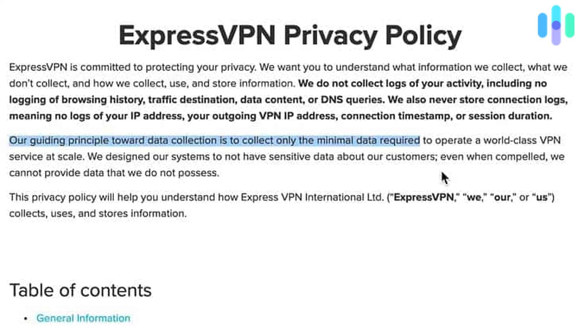 ExpressVPN Privacy Policy
