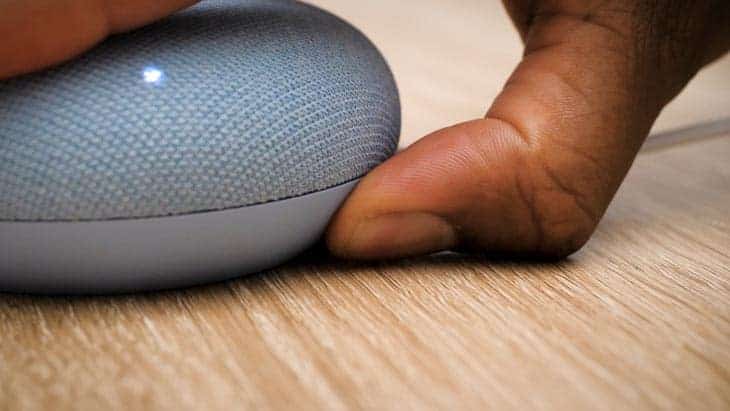 Muting the Google Nest Mini
