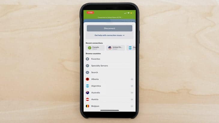 Nordvpn uygulaması