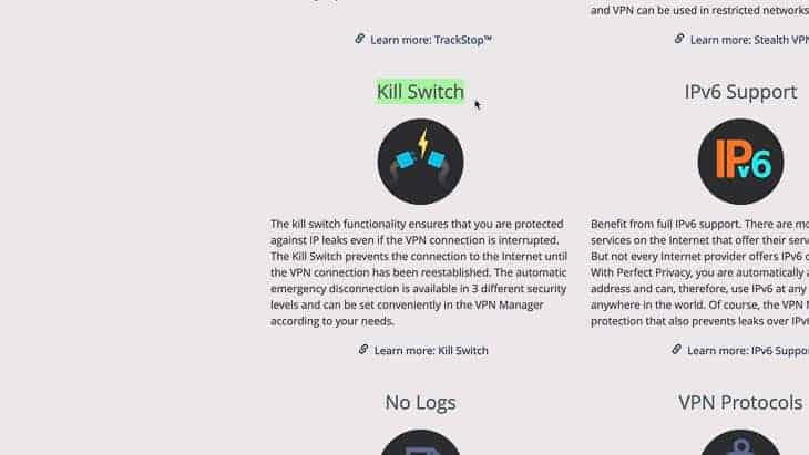 Revisión de VPN de privacia perfecta