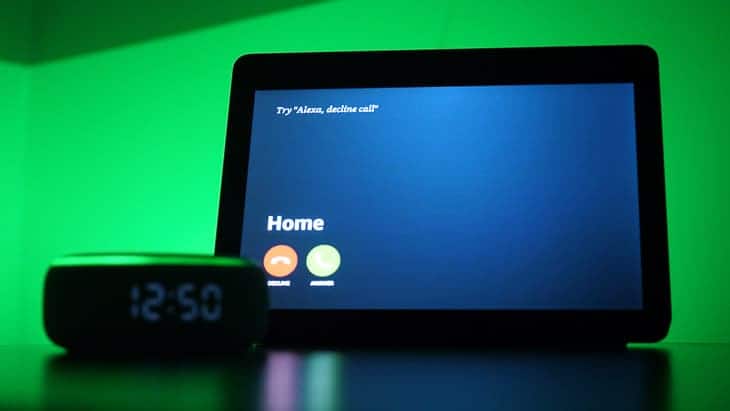 Phone Calls with the Amazon Echo Dot With Clock