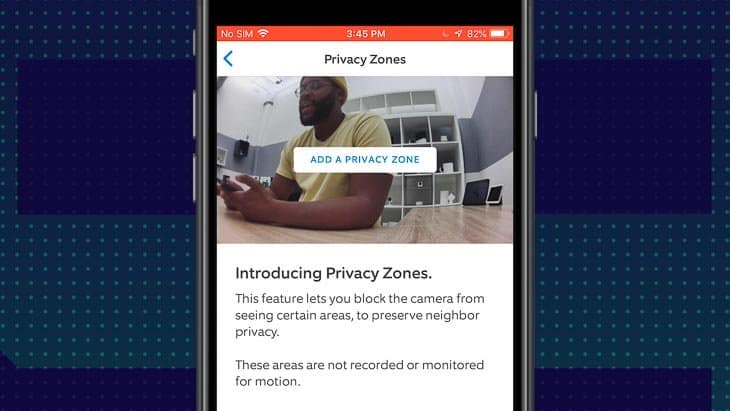 Privacy Zone on the Ring— Always Home App