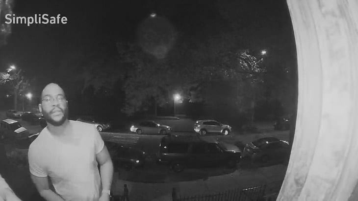 SimpliSafe Video Doorbell Pro Night Vision