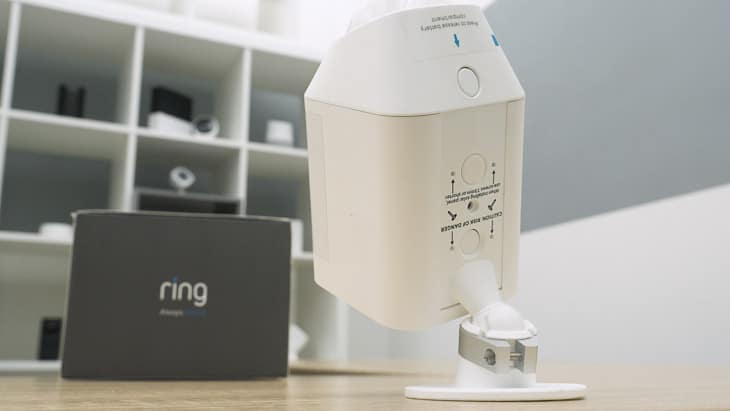 The Ring Spotlight Cam Battery and Reader