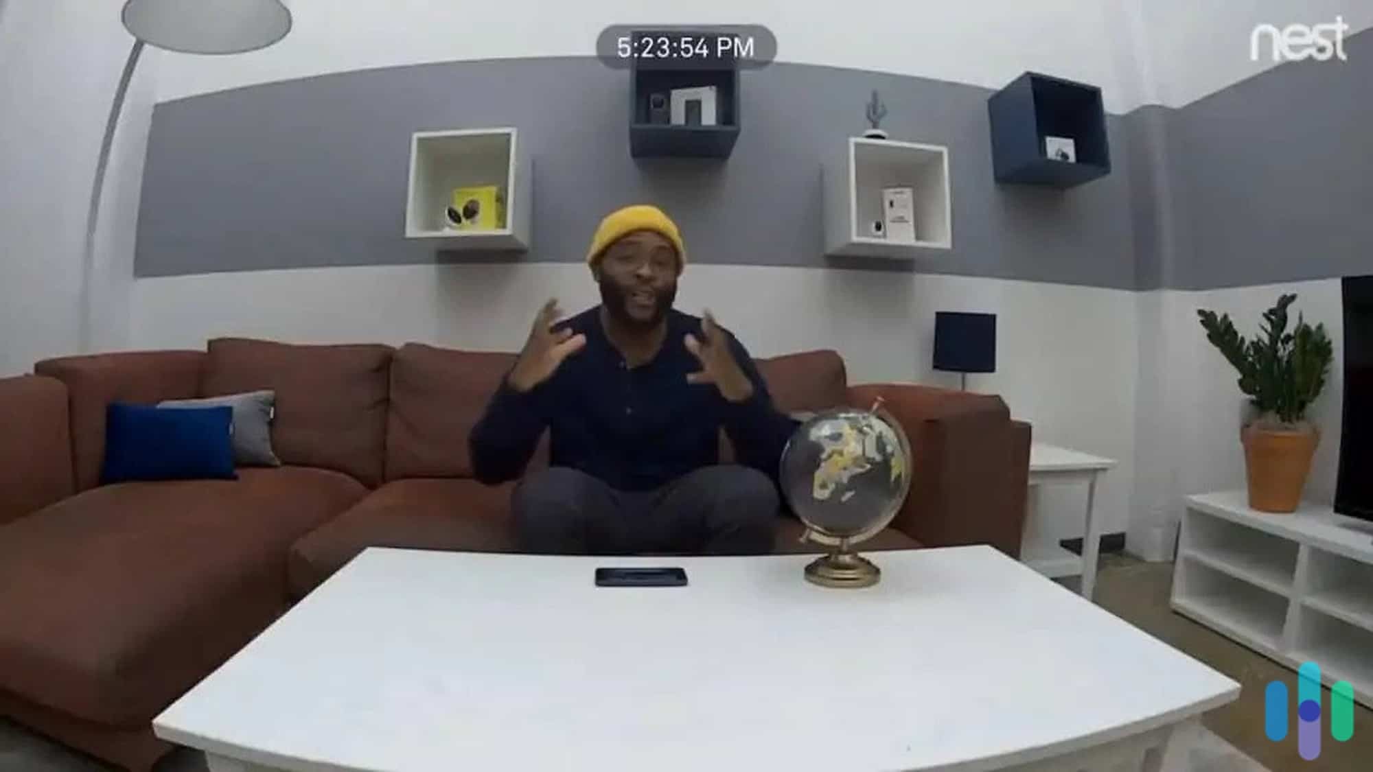 Nest Cam IQ Indoor Video Display