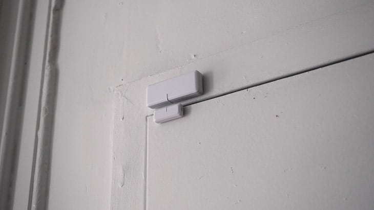 Vivint Entry Sensor on Door Vivint Entry Sensor on Door