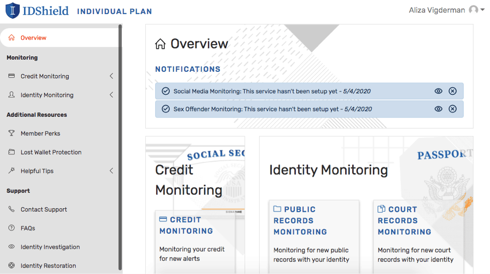 Public records monitoring