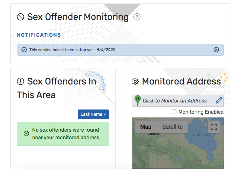 IDShield Sex Offender Monitoring