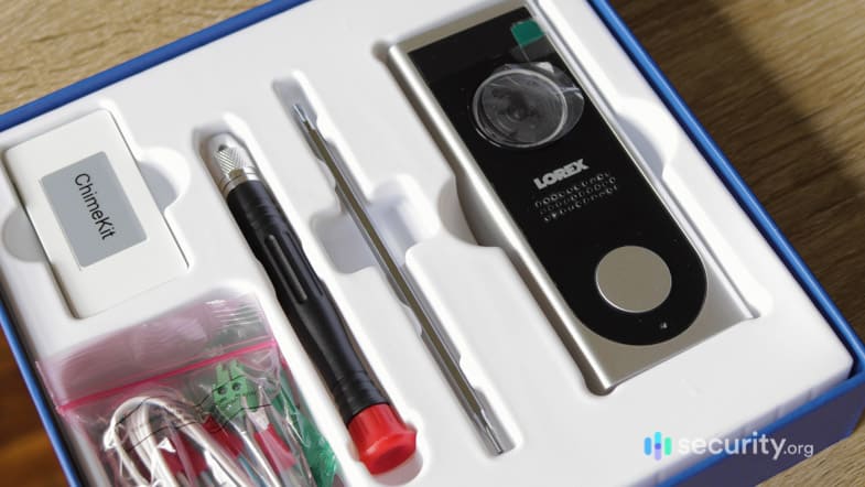 Lorex Doorbell Components In Box Lorex Doorbell Components In Box