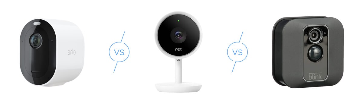 Arlo Pro 3 vs. Nest Cam IQ Outdoor vs. Blink XT2