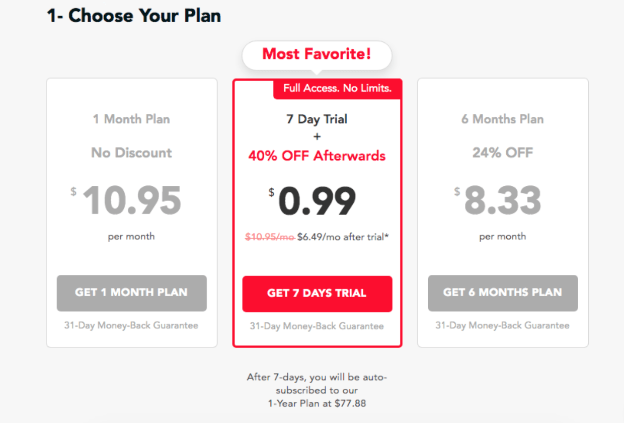 PureVPN Subscription Options