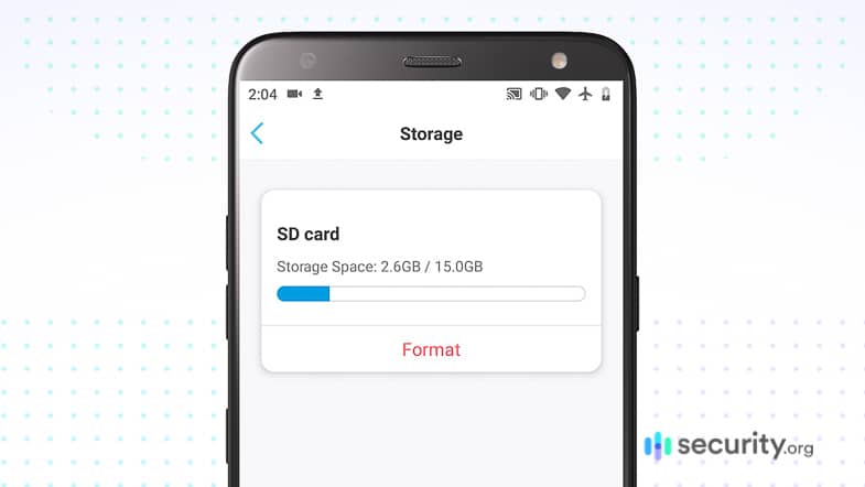 ReoLink Go Local Storage