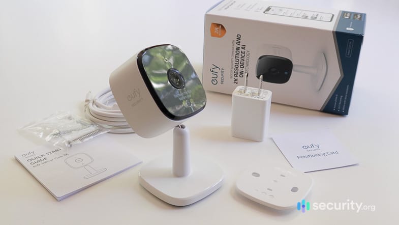 eufy Security 2K Smart IP Camera Pan&Tilt Cam Wi-Fi Baby Monitor Human &  Pet AI