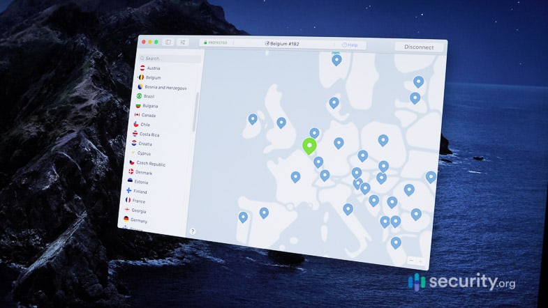 Nordvpn angeschlossen