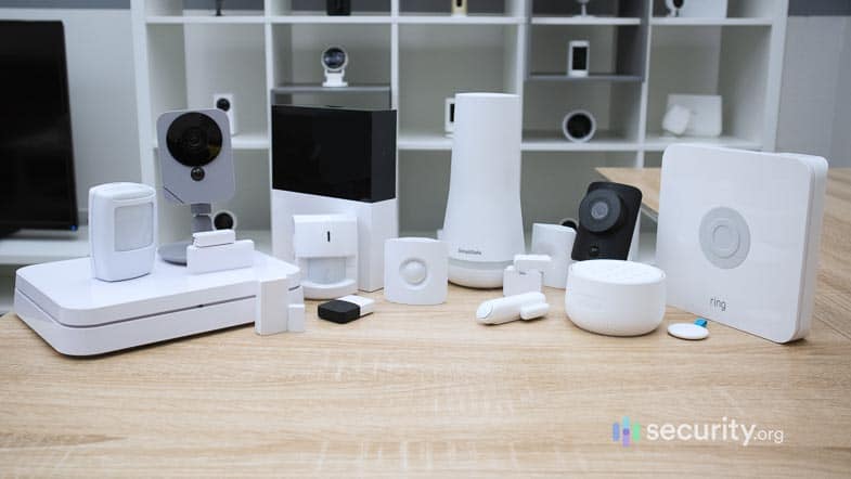 Top Home Security Systems Display