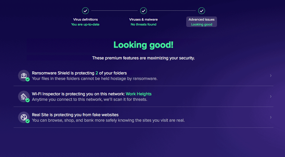 Avast Antivirus - Everything Looks Good