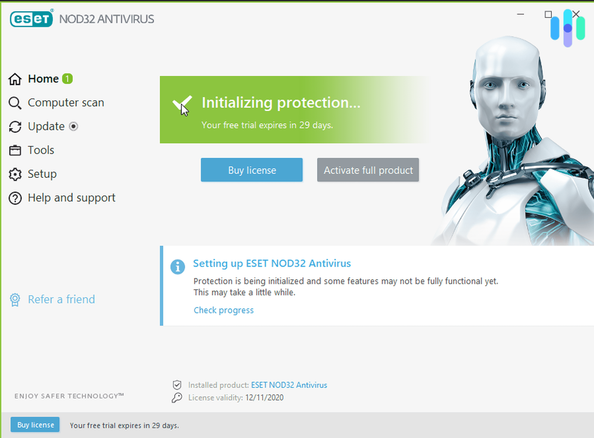 ESET Dashboard  - Product Header Image