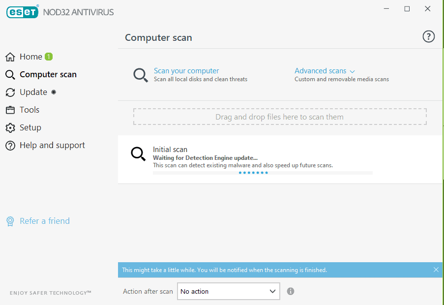 Opciones de escaneo de ESET