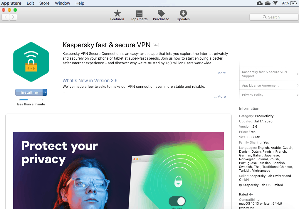 Kaspersky VPN App Download