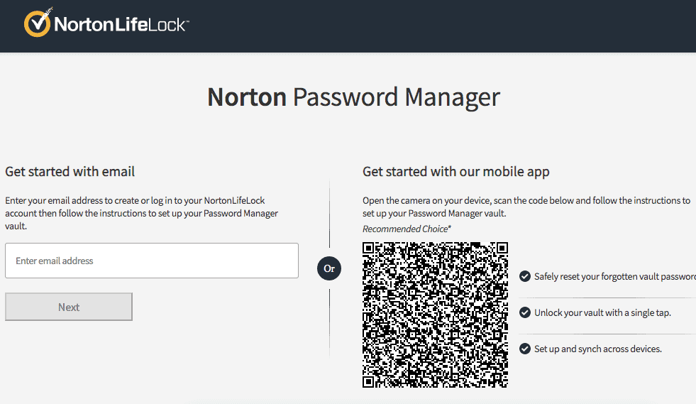 Setting Up Norton Password Manager