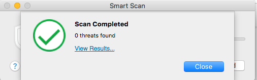Trend Micro Smart Scan Completed