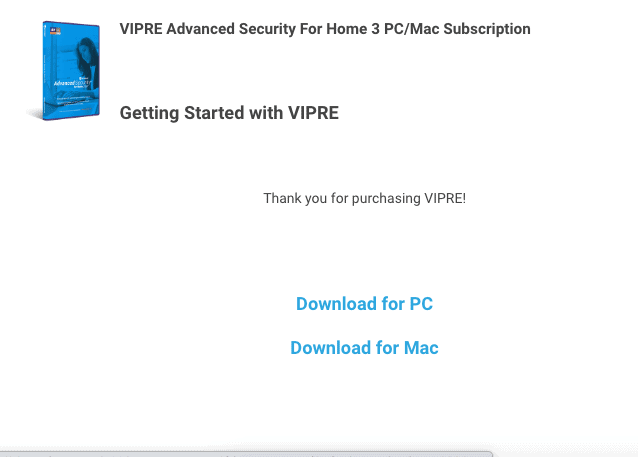VIPRE - Download Advanced Security  - Product Header Image