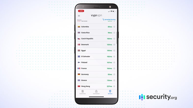 VyprVPN App Server List VyprVPN App Server List