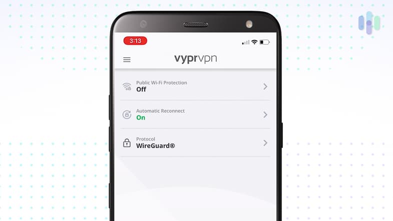 VyprVPN iPhone Options