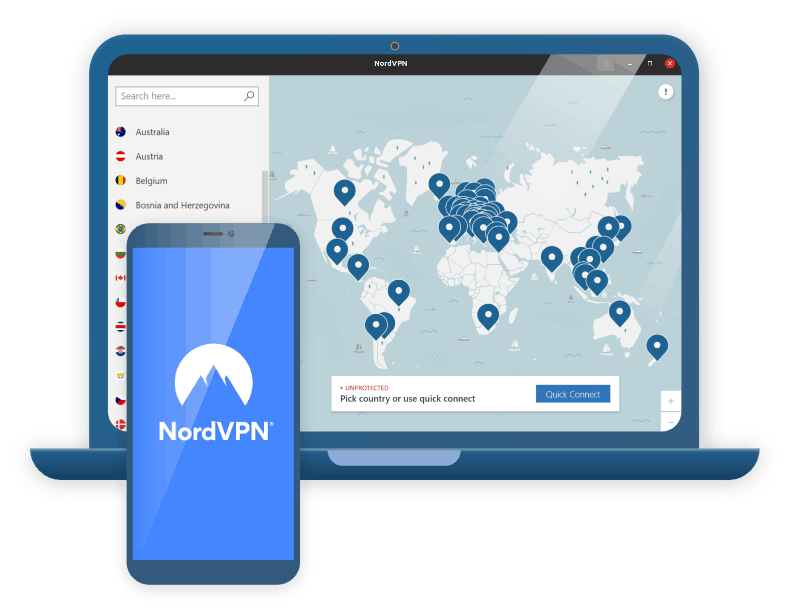 NordVPN on Desktop and Mobile