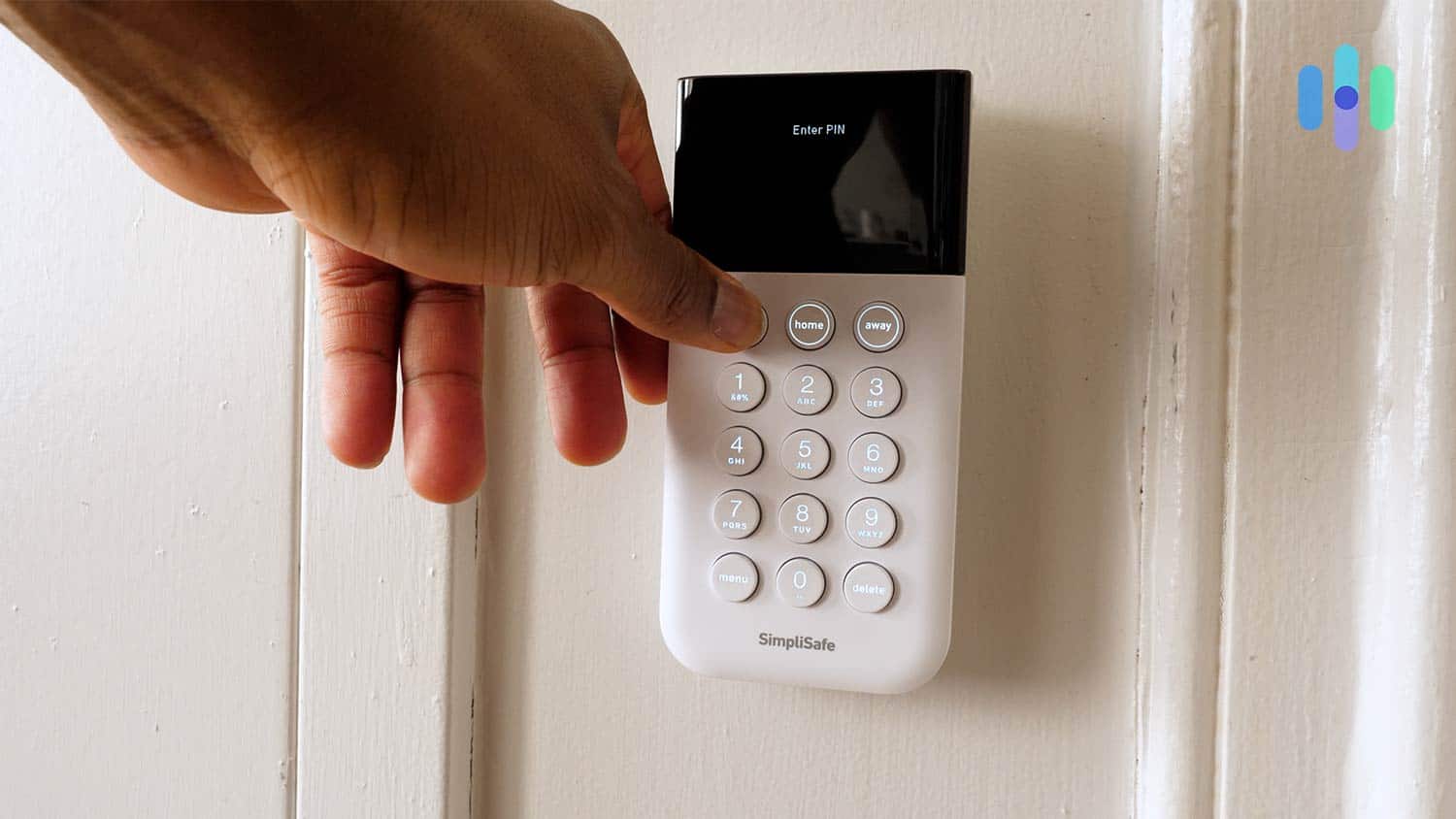 A SimpliSafe keypad.