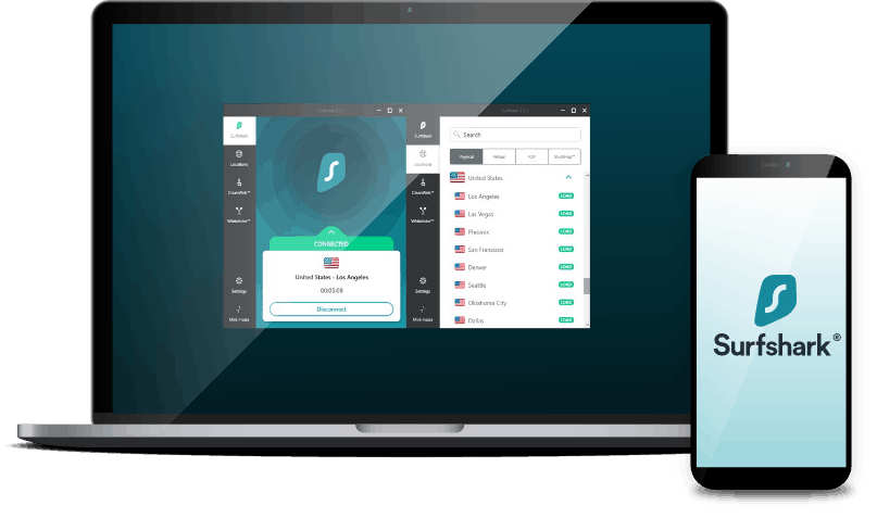 Surfshark VPN Desktop and Mobile