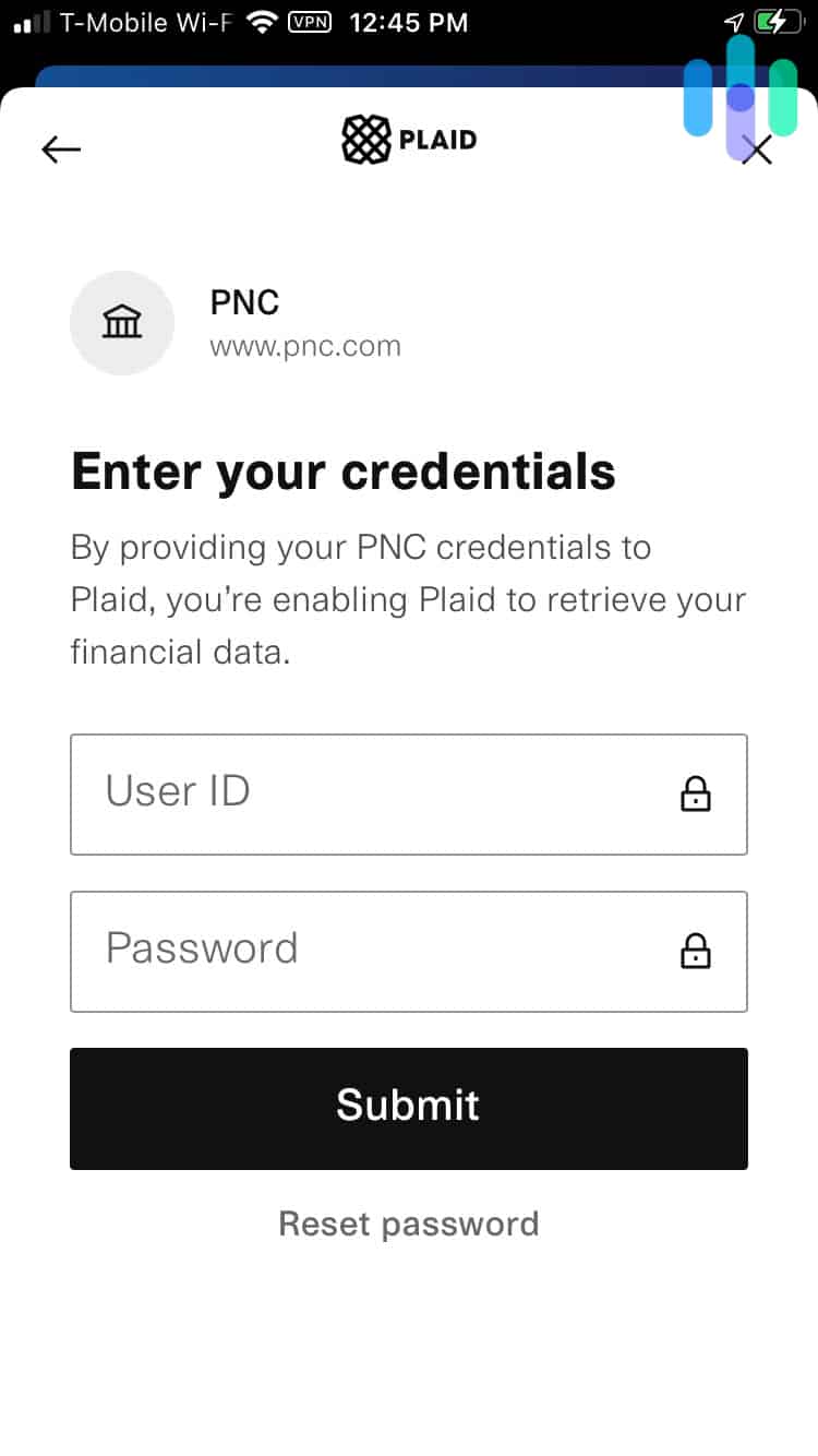 Aura App Connect Bank Account Step 2 Aura App Connect Bank Account Step 2